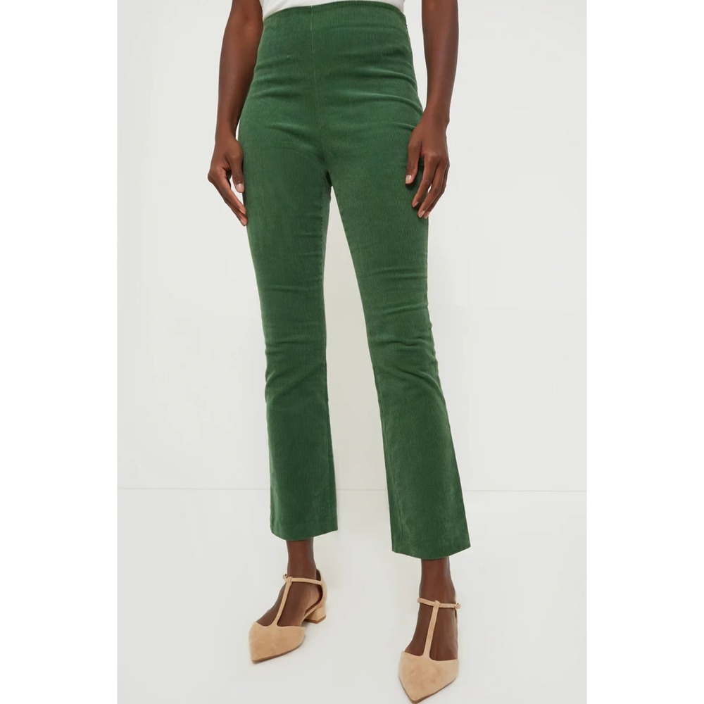 Tuckernuck Womens Green Corduroy Ashford‎ Pants Size L Green 70s Office Career